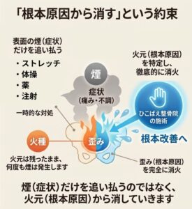 顎関節症の根本から症状を治すイメージの画像