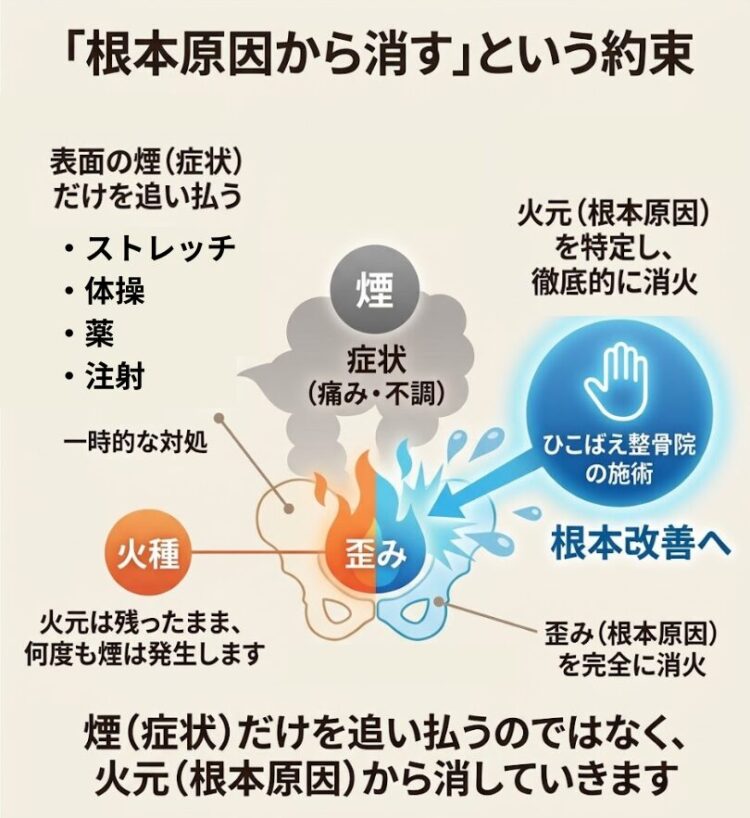 根本から症状を治すイメージの画像
