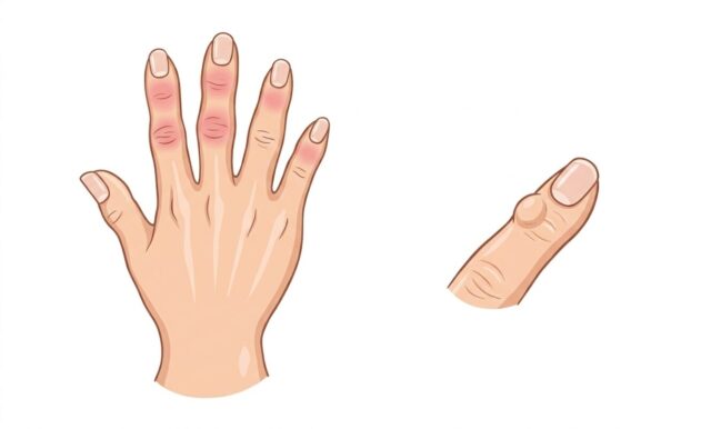 へバーデン結節の図