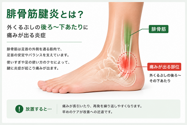 腓骨筋腱炎のストレッチ2選|外くるぶしの痛みに自分でできるセルフケアまとめ