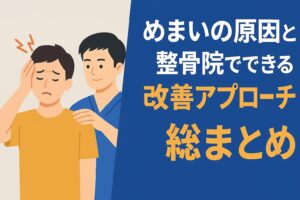 めまいの原因と整骨院でできる改善アプローチ総まとめ