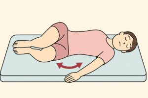 自宅でできる仙腸関節セルフチェック法腰捻りテスト