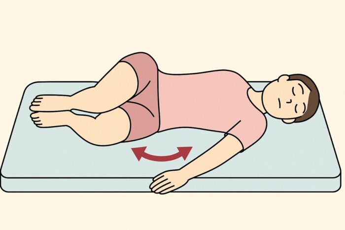 自宅でできる仙腸関節セルフチェック法腰捻りテスト